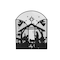 Glitzhome® 48" Christmas Metal Mesh Silhouette Nativity Scene Screen
